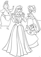 kolorowanki Śpiąca królewna Aurora malowanka Disney numer  28